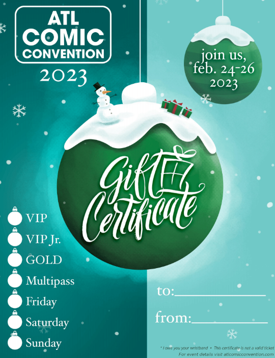 Printable Holiday Gift Certifate
