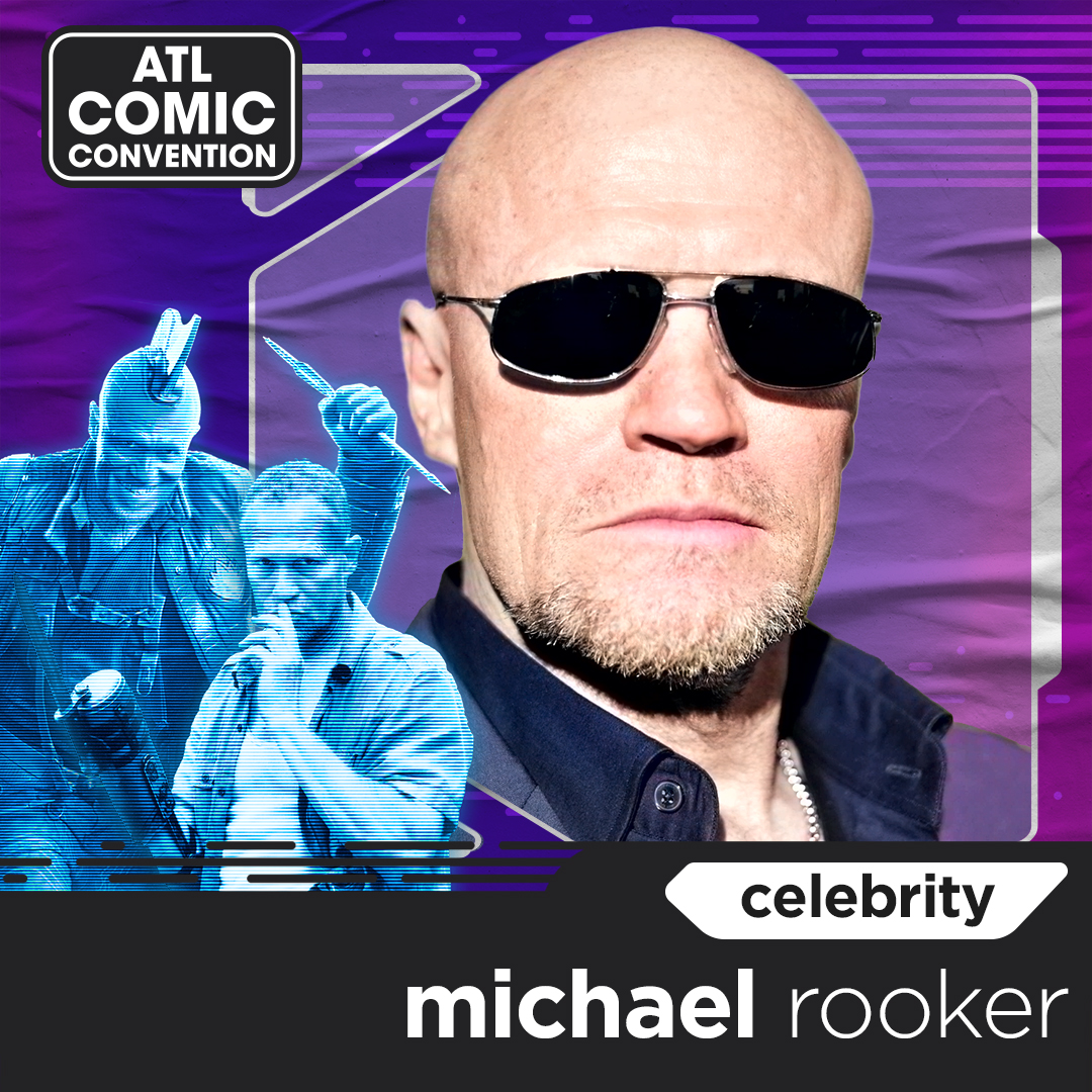 meet michael rooker at atl comic convention 2024! ATL Comic Convention