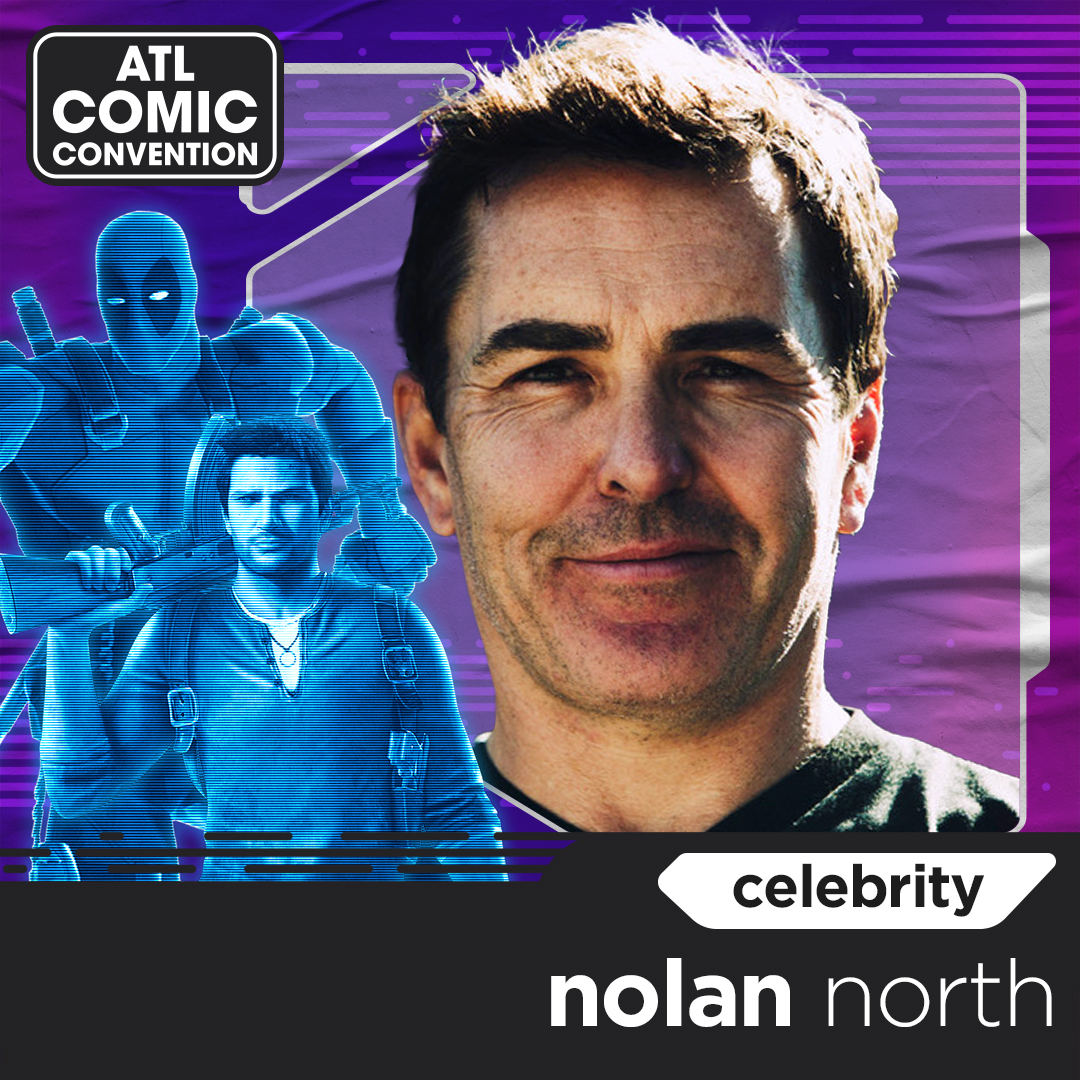 meet nolan north at atl comic convention 2024! ATL Comic Convention